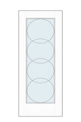 LATT-900 Glazed Lattice Door