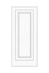 MOD-501 Flush Grooved and Inlay Door