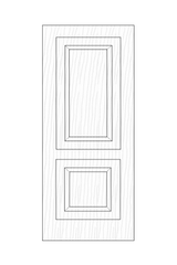 MOD-502 Flush Grooved and Inlay Door
