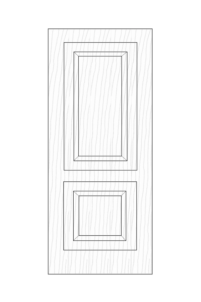 MOD-502 Flush Grooved and Inlay Door