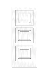 MOD-503 Flush Grooved and Inlay Door