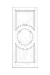 TRAD-630 Traditional 3 Panel Door