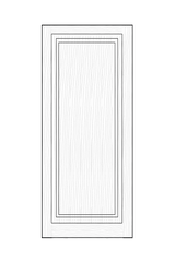 TRAD-659 Inlaid Single Panel Door