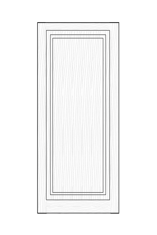 TRAD-659 Inlaid Single Panel Door