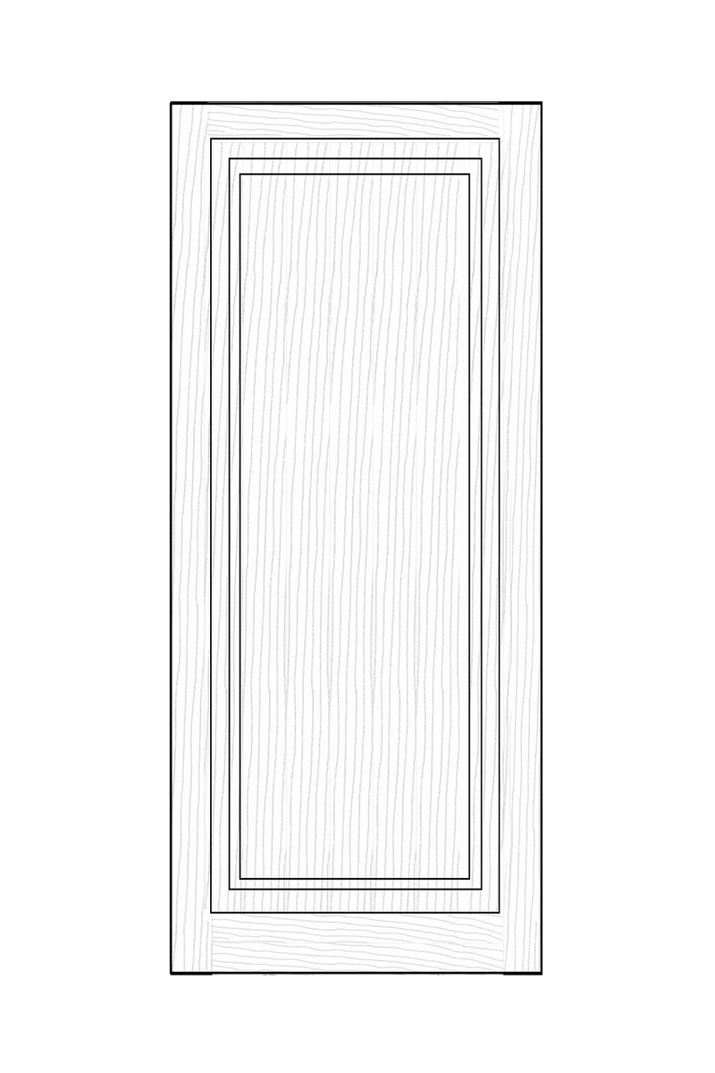 TRAD-659 Inlaid Single Panel Door