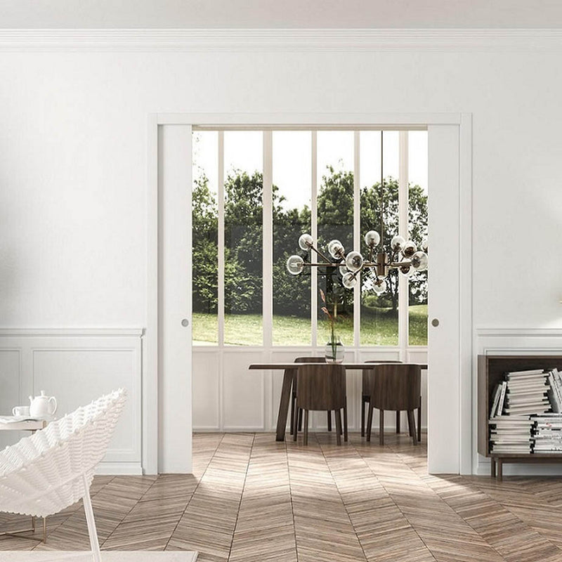 Eclisse Classic Double Pocket Door System - 926+926x2040mm - 100mm Wall Thickness