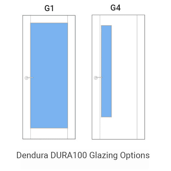 DURA-100 White Primed Door