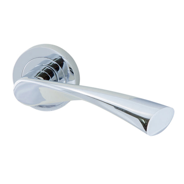 LR206 Lever Handle on round rose