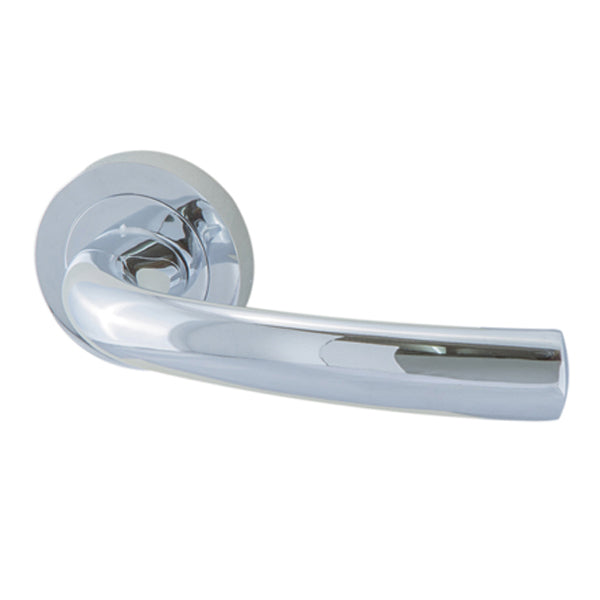 LR218 Lever Handle on round rose