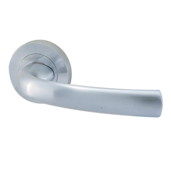 LR218 Lever Handle on round rose