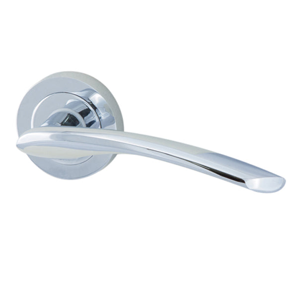 LR219 Lever Handle on round rose