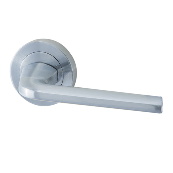 LR247 Lever Handle on round rose