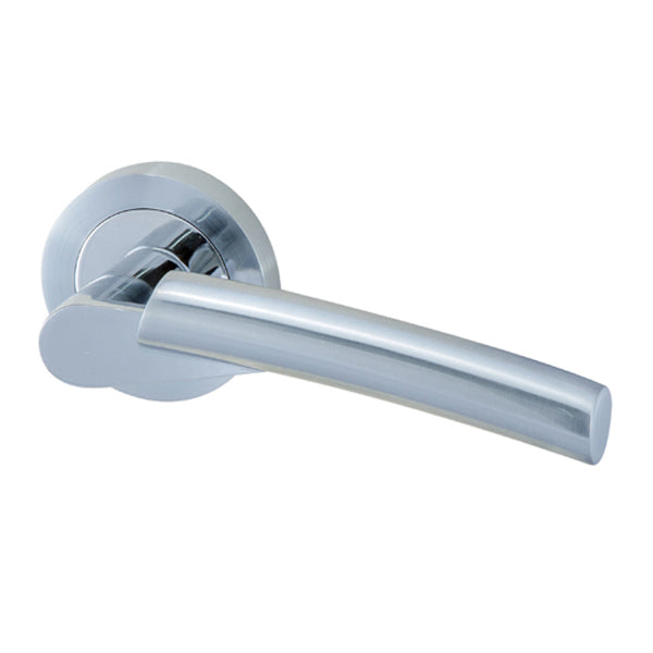 LR255 Lever Handle on round rose