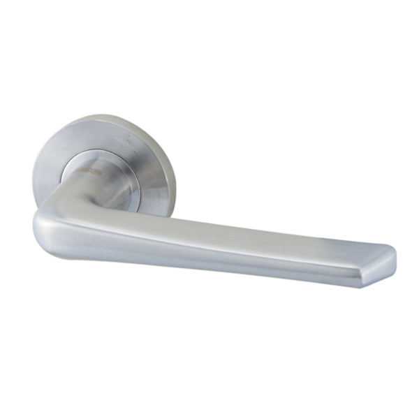 LR555 Lever handle on round rose