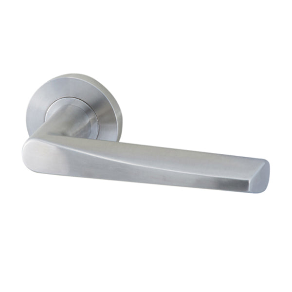 LR556 Lever handle on round rose