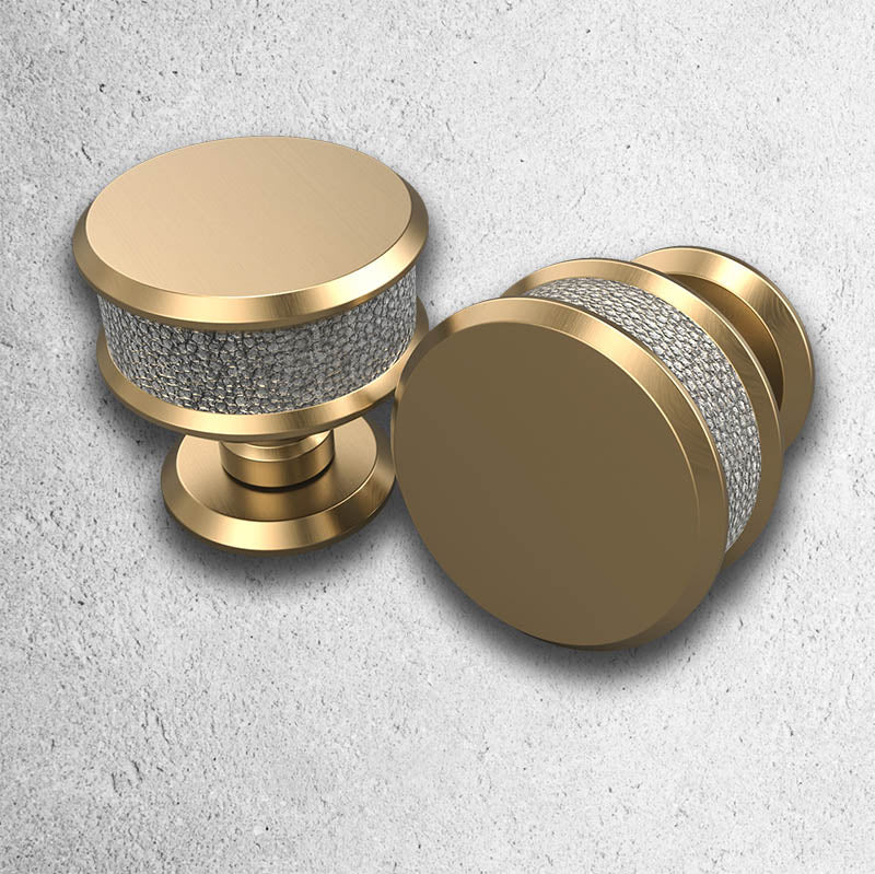 LK8069 Door Knob on Round Rose