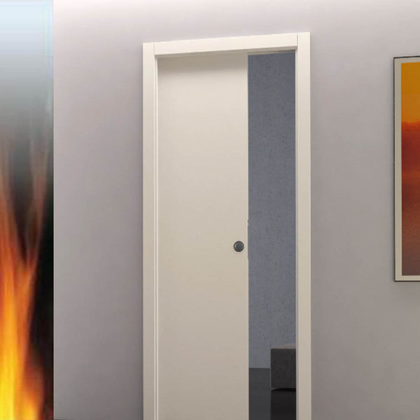 Eclisse Classic Fire Rated Single Pocket Door System - 762x1981mm - 100mm Wall Thickness